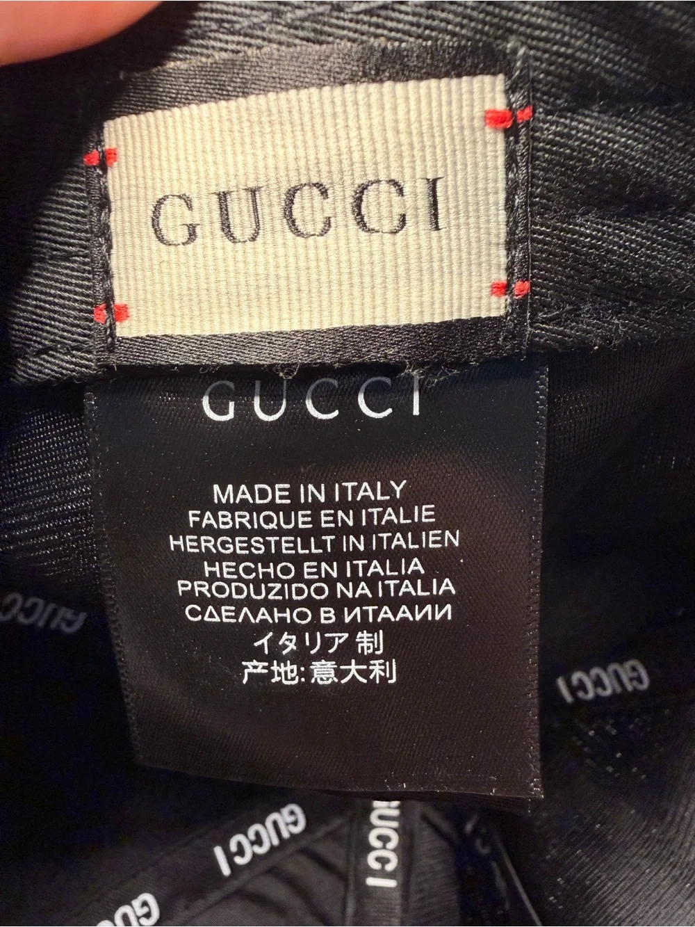 Gucci description black